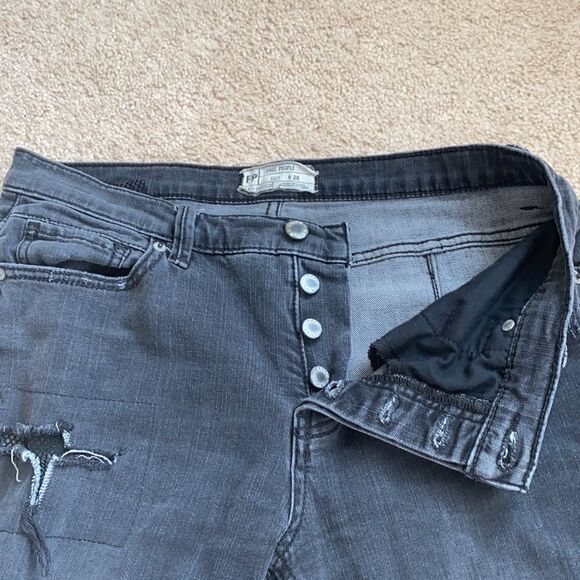 FREE PEOPLE Cropped Skinny Jeans 🖤 - Picture 7 of 8